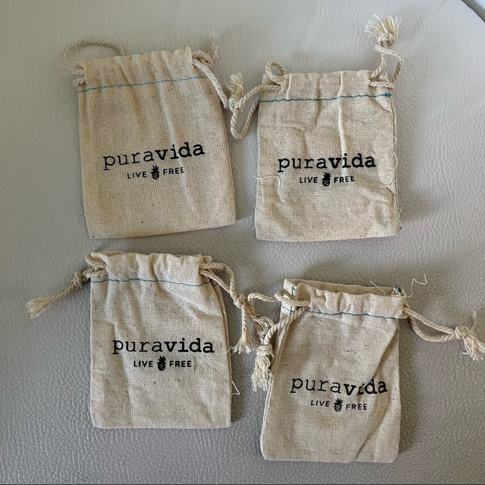 Pura Vida set of 4 Bracelet Pouches